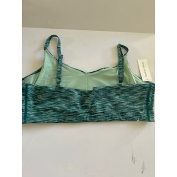 $60 NWT Outdoor Voices Flow Adjustable Bralette XXXL Green Pattern - Picture 5 of 6
